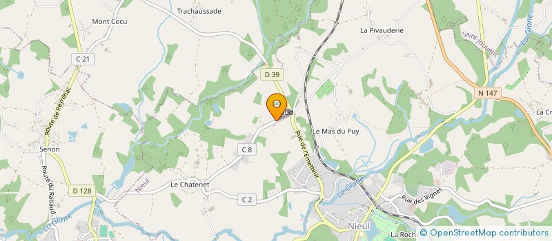 localisation de l'entreprise MONSIEUR ANTONIO GONCALVES  NIEUL
