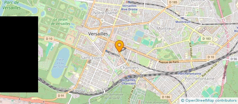 localisation de l'entreprise MONSIEUR ANTONIO GONCALVES à VERSAILLES