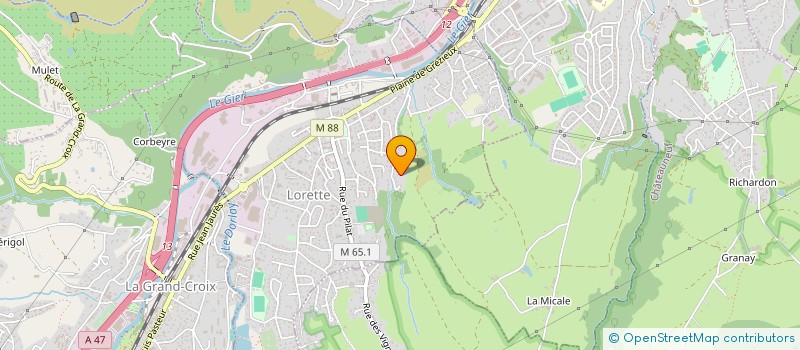 localisation de l'entreprise MONSIEUR ANTONIO GONCALVES JUNIOR  LORETTE