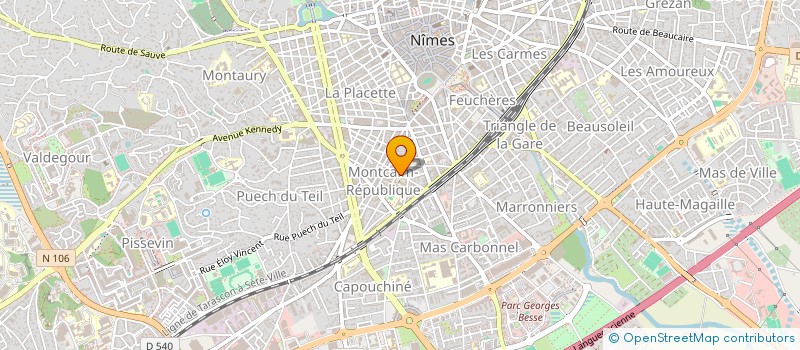 localisation de l'entreprise MONSIEUR ANTONIO GONCALVES PEREIRA  NIMES