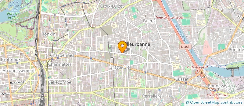 localisation de l'entreprise MONSIEUR ANTONIO GONZALEZ  VILLEURBANNE