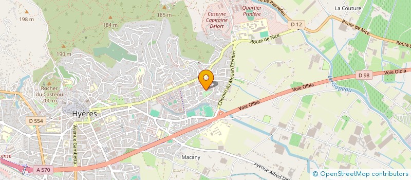 localisation de l'entreprise MONSIEUR ANTONIO GUILLEN  HYERES