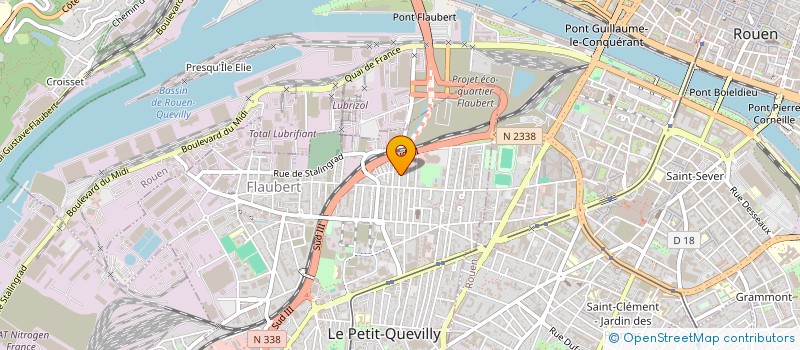 localisation de l'entreprise MONSIEUR ANTONIO HELDEBEAUME  LE PETIT-QUEVILLY