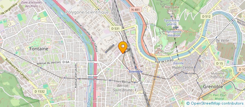 localisation de l'entreprise MONSIEUR ANTONIO IOSSA  GRENOBLE