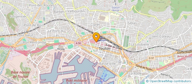 localisation de l'entreprise MONSIEUR ANTONIO JORGE DE ALMEIDA  TOULON