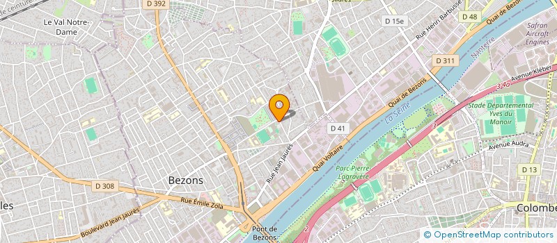 localisation de l'entreprise MONSIEUR ANTONIO JOSE ALVES DE SOUSA à BEZONS