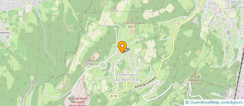 localisation de l'entreprise MONSIEUR ANTONIO JOSE LOPES CORREIA  POLEYMIEUX-AU-MONT-D'OR