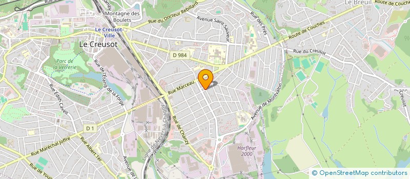 localisation de l'entreprise MONSIEUR ANTONIO LAGARES à LE CREUSOT