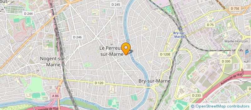 localisation de l'entreprise MONSIEUR ANTONIO LANNI à LE PERREUX-SUR-MARNE