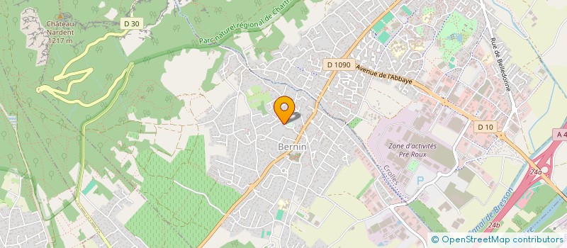 localisation de l'entreprise MONSIEUR ANTONIO LOBELT  BERNIN