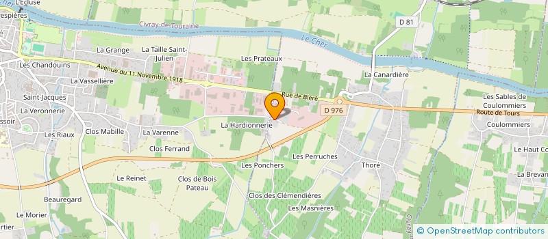 localisation de l'entreprise MONSIEUR ANTONIO LOPES  CIVRAY-DE-TOURAINE