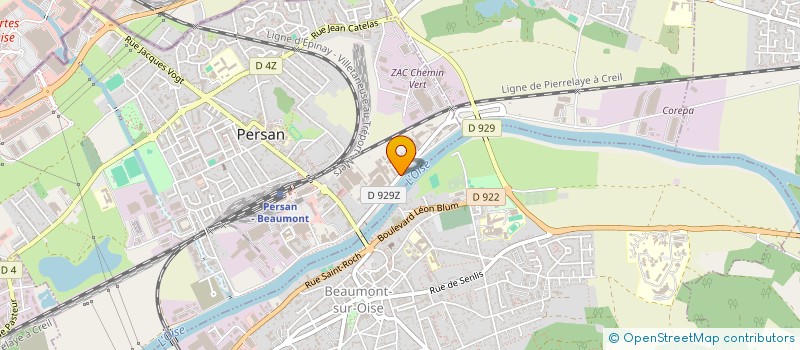 localisation de l'entreprise MONSIEUR ANTONIO LOPES  PERSAN