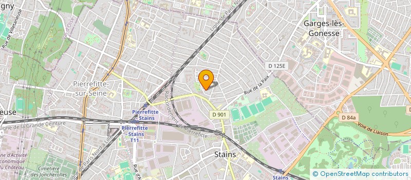 localisation de l'entreprise MONSIEUR ANTONIO LOPES RIBEIRO  STAINS