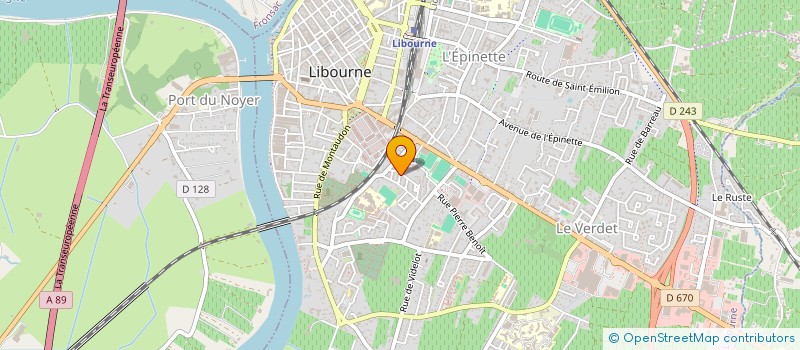 localisation de l'entreprise MONSIEUR ANTONIO LOUIS FERNANDEZ  LIBOURNE