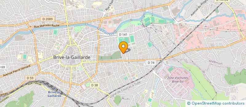 localisation de l'entreprise MONSIEUR ANTONIO LOURENCO  BRIVE-LA-GAILLARDE