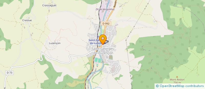 localisation de l'entreprise MONSIEUR ANTONIO LOURENCO BRAS  SAINT-GEORGES-DE-LUZENCON