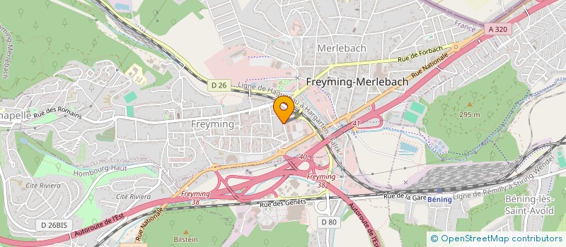 localisation de l'entreprise MONSIEUR ANTONIO LOURENZO COPOLA  FREYMING-MERLEBACH