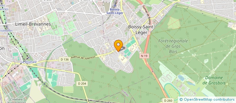 localisation de l'entreprise MONSIEUR ANTONIO LUCIANO GONCALVES RODRIGUES  LIMEIL-BREVANNES