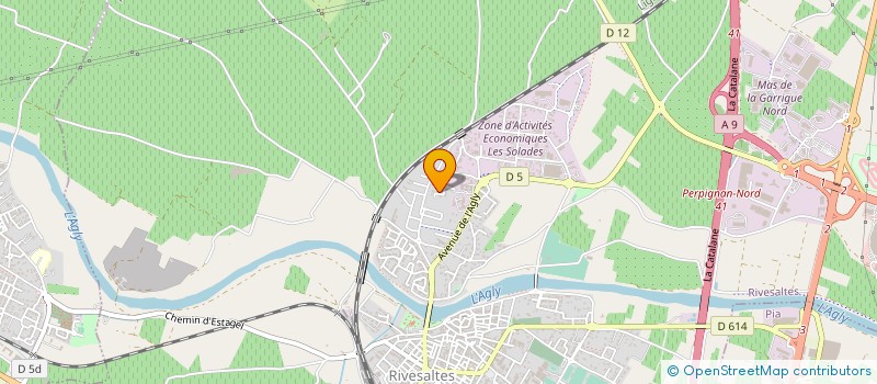 localisation de l'entreprise MONSIEUR ANTONIO-LUIS SIERRA  RIVESALTES