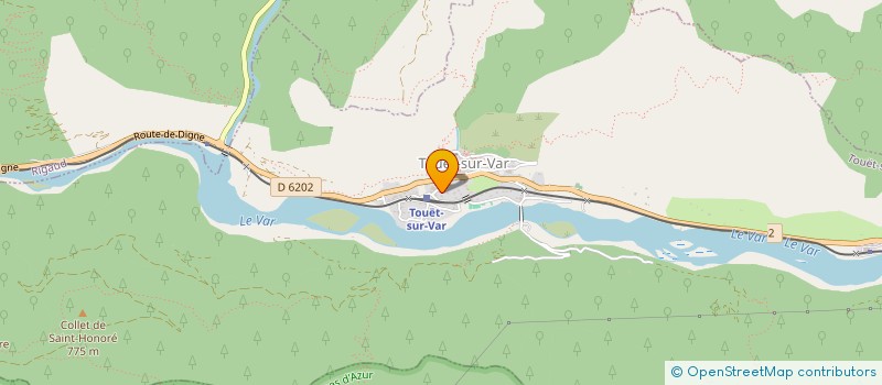 localisation de l'entreprise MONSIEUR ANTONIO MACHADO PINTO  TOUET-SUR-VAR