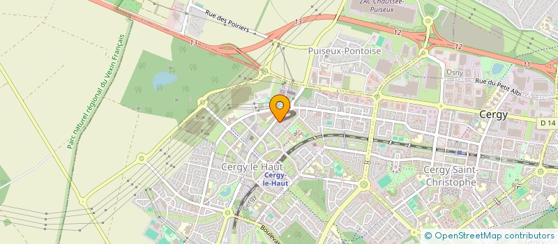 localisation de l'entreprise MONSIEUR ANTONIO MAKONDA  CERGY