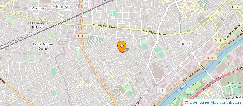 localisation de l'entreprise MONSIEUR ANTONIO MALHEIRO  ARGENTEUIL