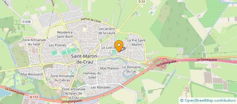 localisation de l'entreprise MONSIEUR ANTONIO MANCINI à SAINT-MARTIN-DE-CRAU