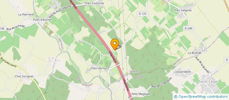 localisation de l'entreprise MONSIEUR ANTONIO MANUEL DE OLIVEIRA MARQUES  BERNEUIL