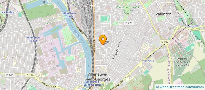 localisation de l'entreprise MONSIEUR ANTONIO MANUEL DE SOUSA VALENTE à VILLENEUVE-SAINT-GEORGES