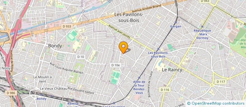 localisation de l'entreprise MONSIEUR ANTONIO MARINHO DE SOUSA à LES PAVILLONS SOUS BOIS