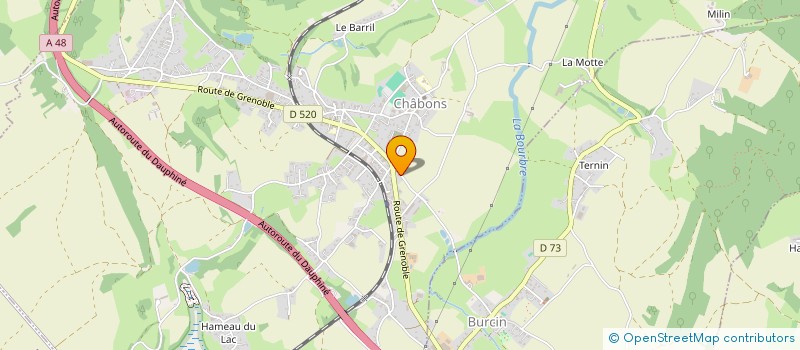 localisation de l'entreprise MONSIEUR ANTONIO MARINHO DIAS  CHABONS