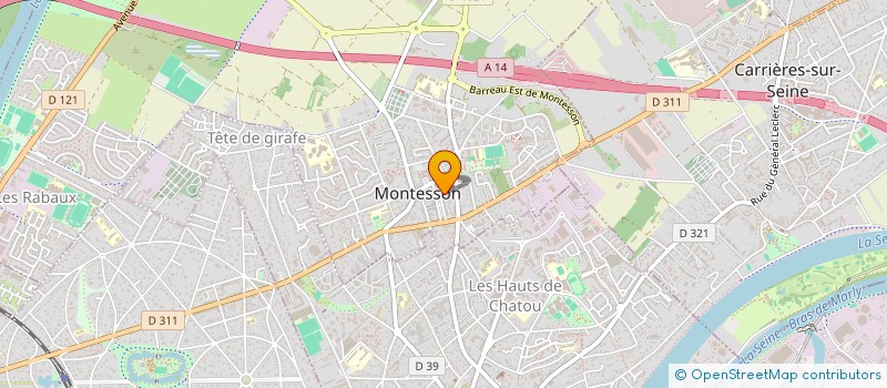 localisation de l'entreprise MONSIEUR ANTONIO MARQUES DOS SANTOS LEMOS à MONTESSON