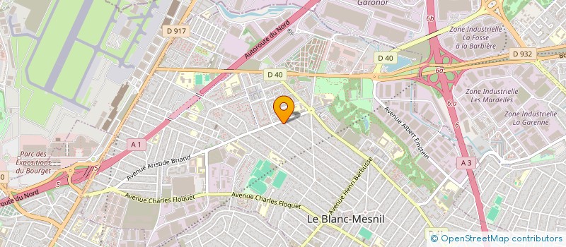 localisation de l'entreprise MONSIEUR ANTONIO MARTINS à LE BLANC-MESNIL