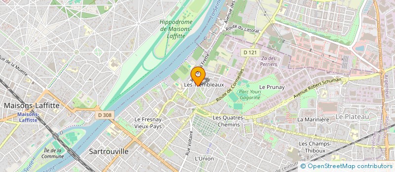 localisation de l'entreprise MONSIEUR ANTONIO MARTINS FERREIRA  SARTROUVILLE