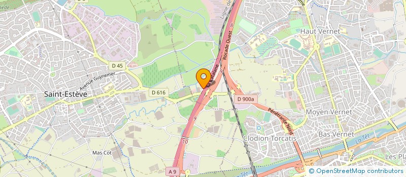 localisation de l'entreprise MONSIEUR ANTONIO MARTINS MARIANO à PERPIGNAN