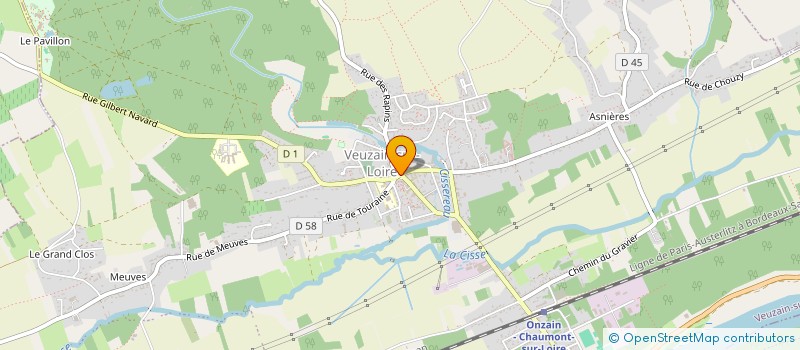 localisation de l'entreprise MONSIEUR ANTONIO MARTINS PEREIRA à VEUZAIN-SUR-LOIRE