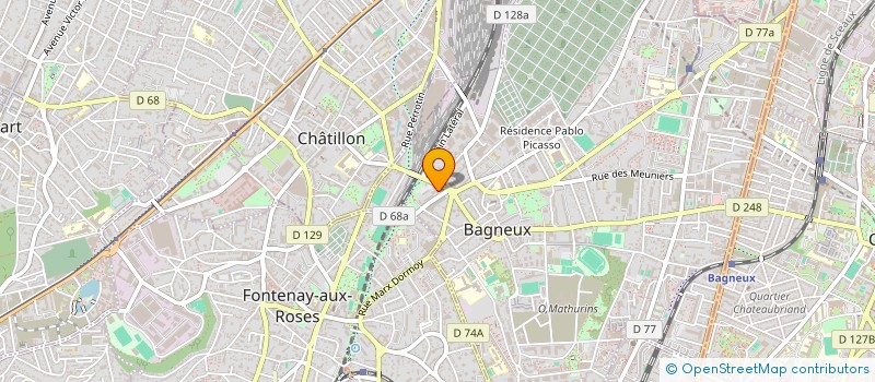 localisation de l'entreprise MONSIEUR ANTONIO MARTINS RODRIGUES à BAGNEUX