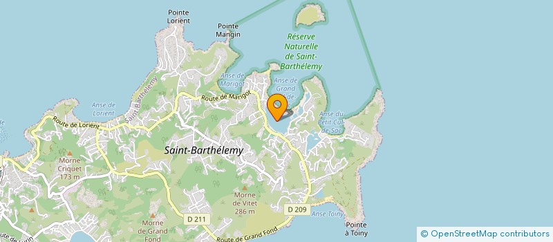localisation de l'entreprise MONSIEUR ANTONIO MATIAS SILVA à SAINT-BARTHELEMY