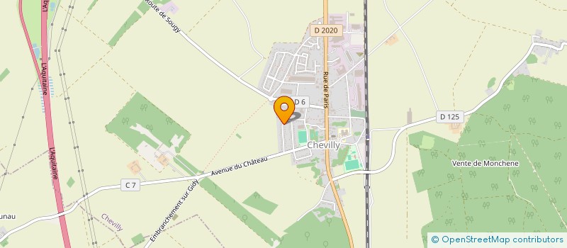 localisation de l'entreprise MONSIEUR ANTONIO MEDEIROS DE CARVALHO  CHEVILLY