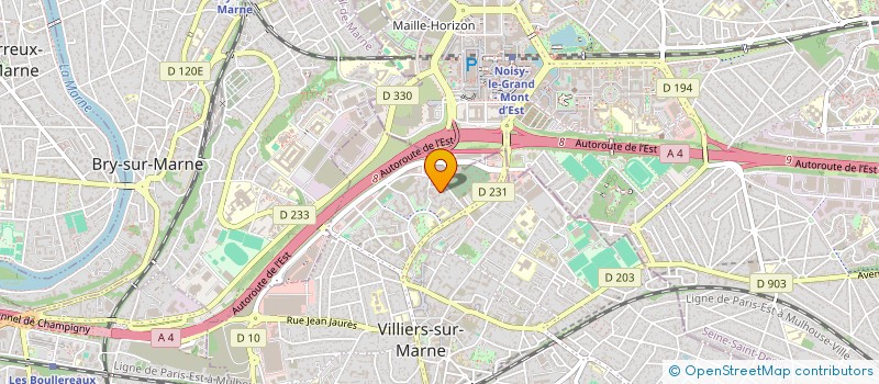 localisation de l'entreprise MONSIEUR ANTONIO MENDES DIAS à VILLIERS-SUR-MARNE