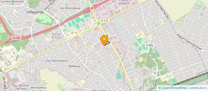 localisation de l'entreprise MONSIEUR ANTONIO MIEZI à VILLEPINTE