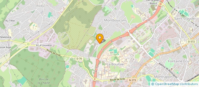 localisation de l'entreprise MONSIEUR ANTONIO MIRANDA CAMACHO  BESANCON