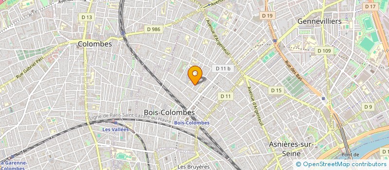 localisation de l'entreprise MONSIEUR ANTONIO MOLINA HERNANDEZ à BOIS-COLOMBES