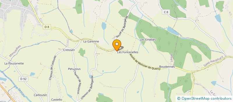 localisation de l'entreprise MONSIEUR ANTONIO MONTEIRO  SAINT-NAUPHARY