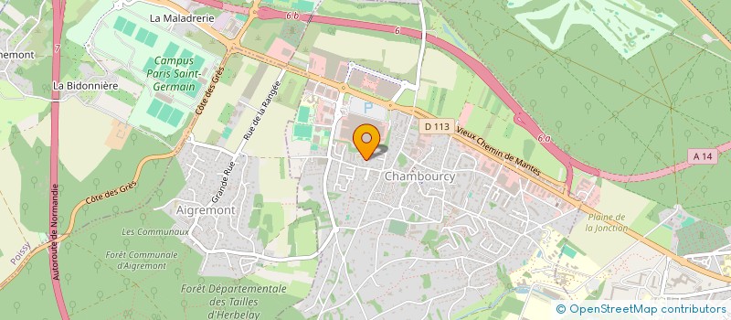 localisation de l'entreprise MONSIEUR ANTONIO MONTEIRO  CHAMBOURCY