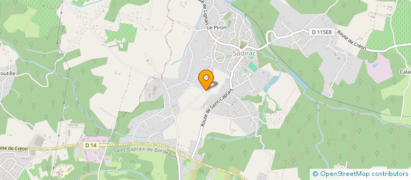 localisation de l'entreprise MONSIEUR ANTONIO MONTEIRO MATEUS  SADIRAC