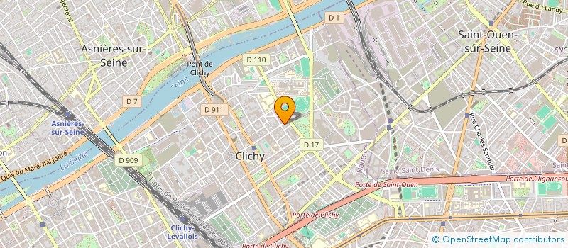 localisation de l'entreprise MONSIEUR ANTONIO MOREIRA à CLICHY