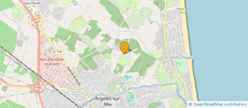 localisation de l'entreprise MONSIEUR ANTONIO MUNOZ  ARGELES-SUR-MER