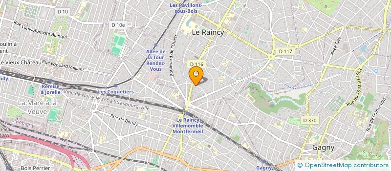 localisation de l'entreprise MONSIEUR ANTONIO NASCIMENTO BARROS  LE RAINCY