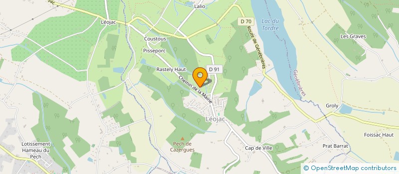 localisation de l'entreprise MONSIEUR ANTONIO NETO DA SILVA  LEOJAC